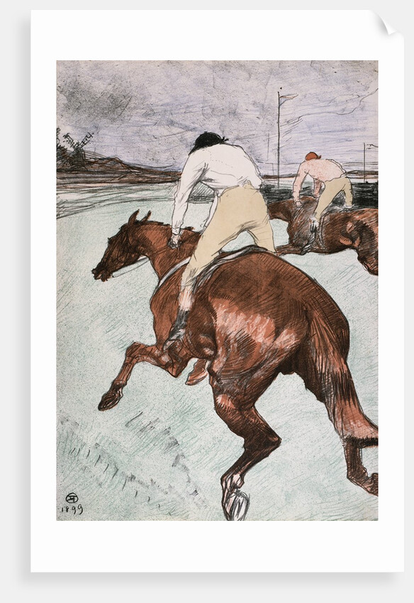 Le Jockey by Henri de Toulouse-Lautrec
