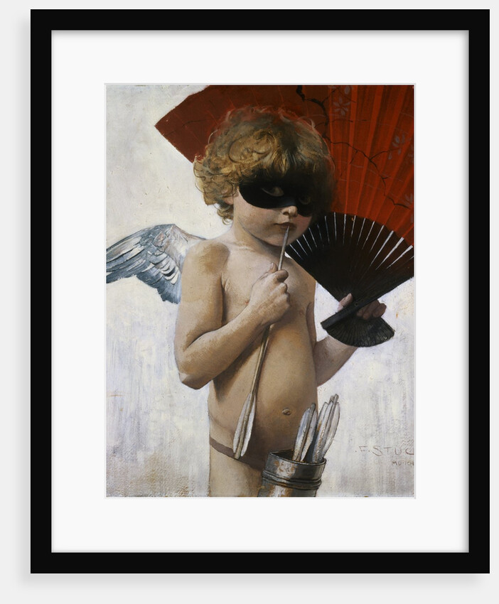 Cupid at the Masquerade Ball by Franz von Stuck