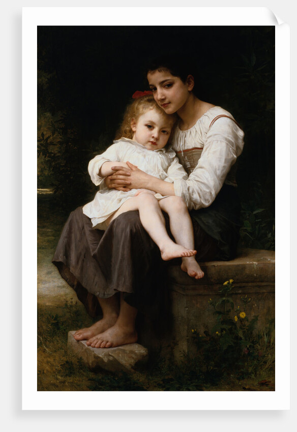 The Elder Sister by William Adolphe Bouguereau