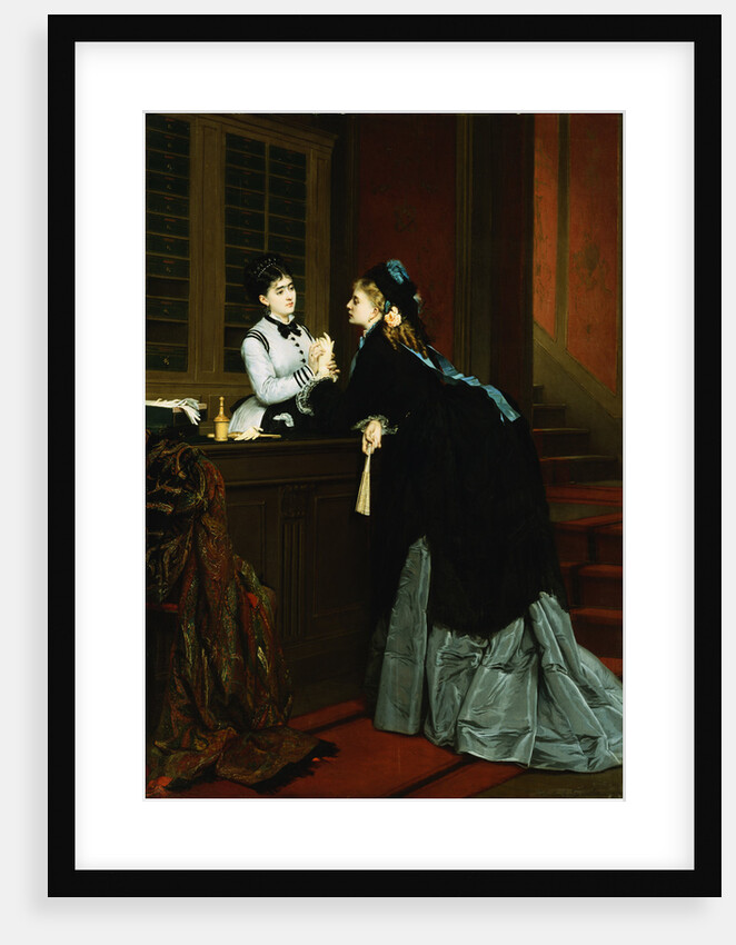 A Visit to the Glove Maker by Jules Emile Saintin