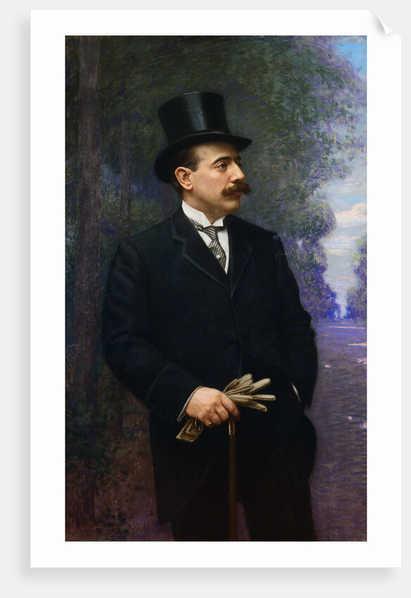 A Paisian in the Bois de Boulogne by Gaspard Felix Tournachon