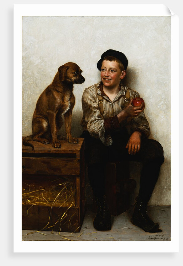 Teasing the Pup by John George Brown