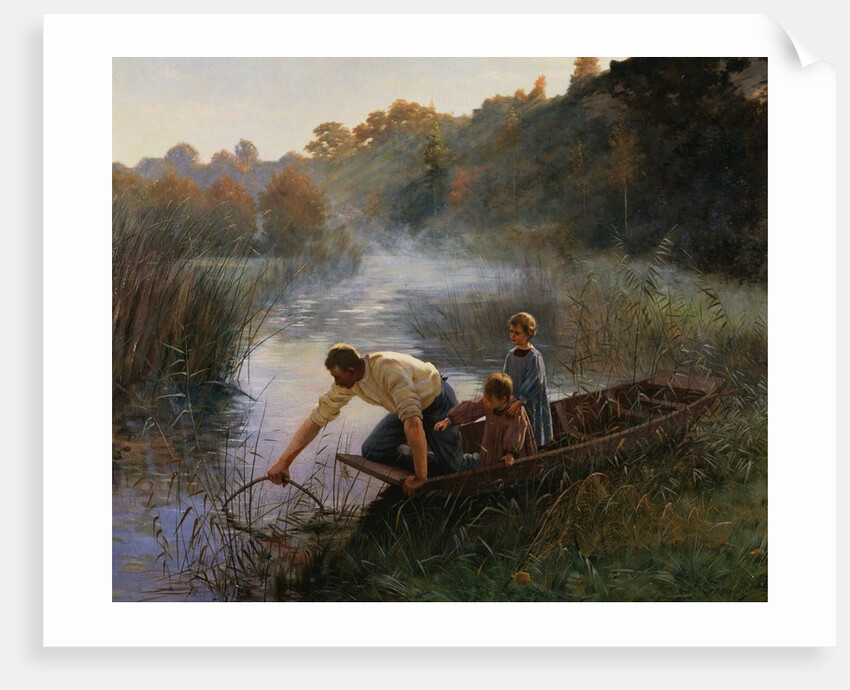 The Fisherman's Family in the Paddock by Pierre Andre Brouillet