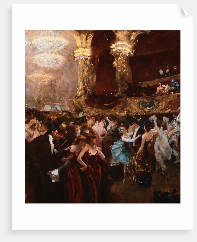 Le Bal Masque a L'Opera by Charles Hermans