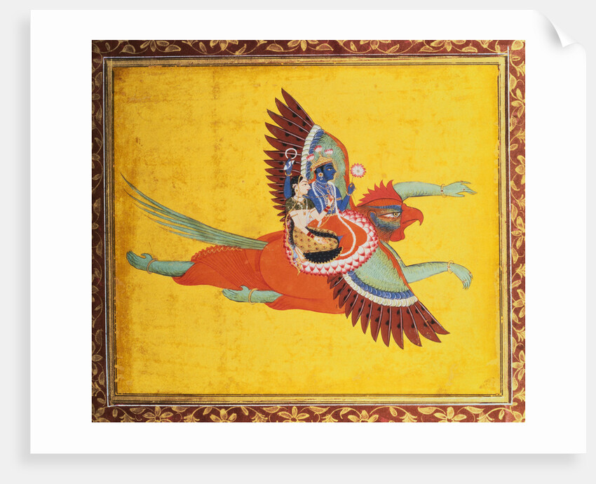 Vishnu and Lakshmi on Garuda by Anonymous