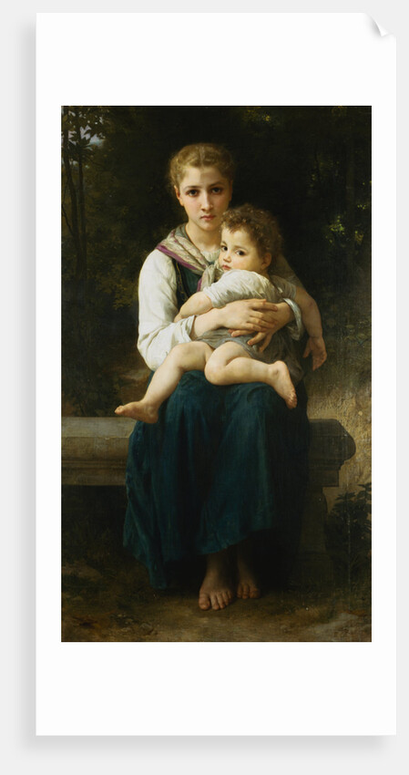 The Two Sisters by William Adolphe Bouguereau