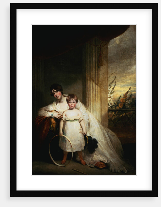 A Group Portrait of the Hon. Mrs. Grenfell and Her Son Pascoe St. Leger by John Hoppner