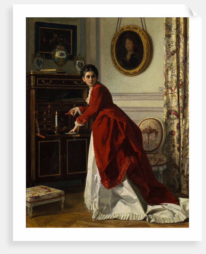 The Letter by Charles Baugniet