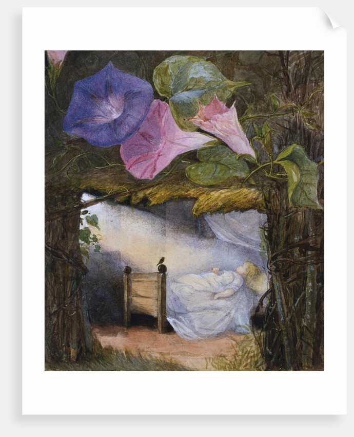 In the Hut There was Only a Bed The Sunbeam Stole in to Kiss Him by Eleanor Vere Boyle