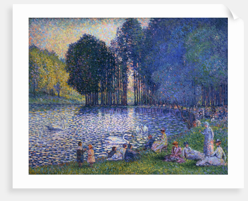 The Lake of the Forest of Boulogne by Henri Edmond Cross