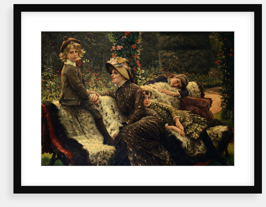 The Garden Bench by James Joseph Tissot