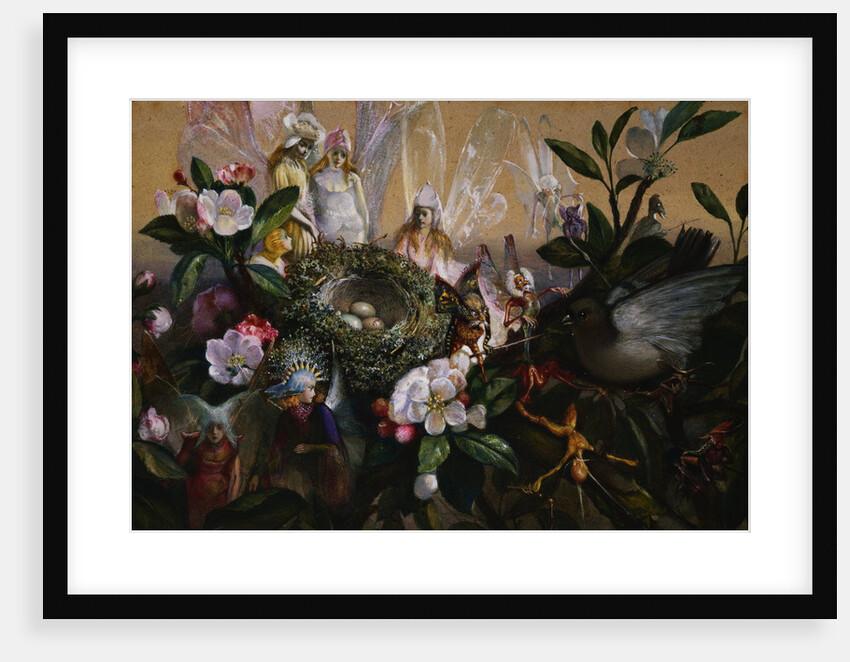 Fairies Round a Bird's Nest by John Anster Fitzgerald