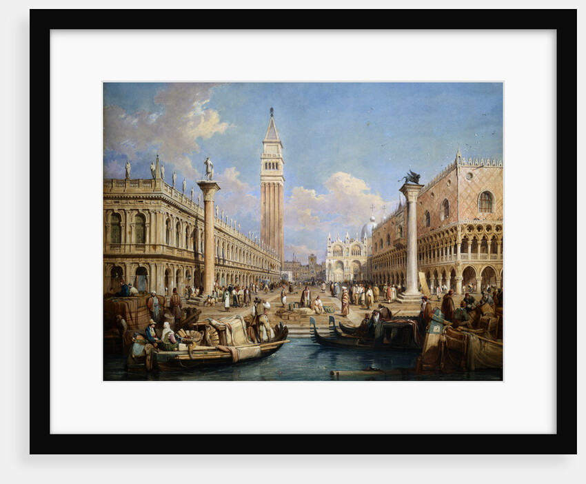 Piazzetta dal Molo, Venice by Samuel Prout