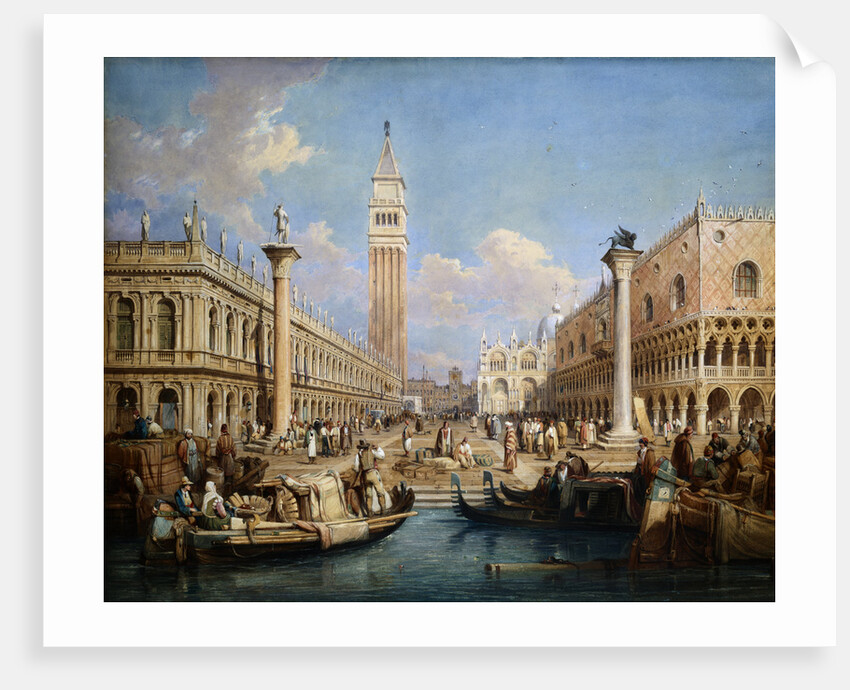 Piazzetta dal Molo, Venice by Samuel Prout