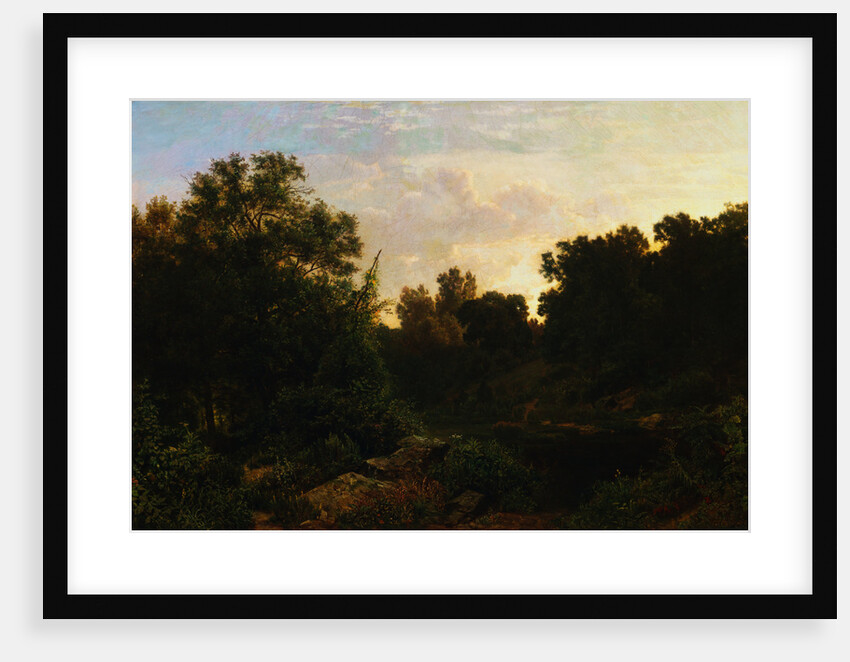 Woodland Scene with Pond by William Trost Richards