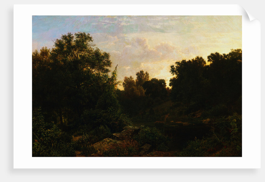 Woodland Scene with Pond by William Trost Richards