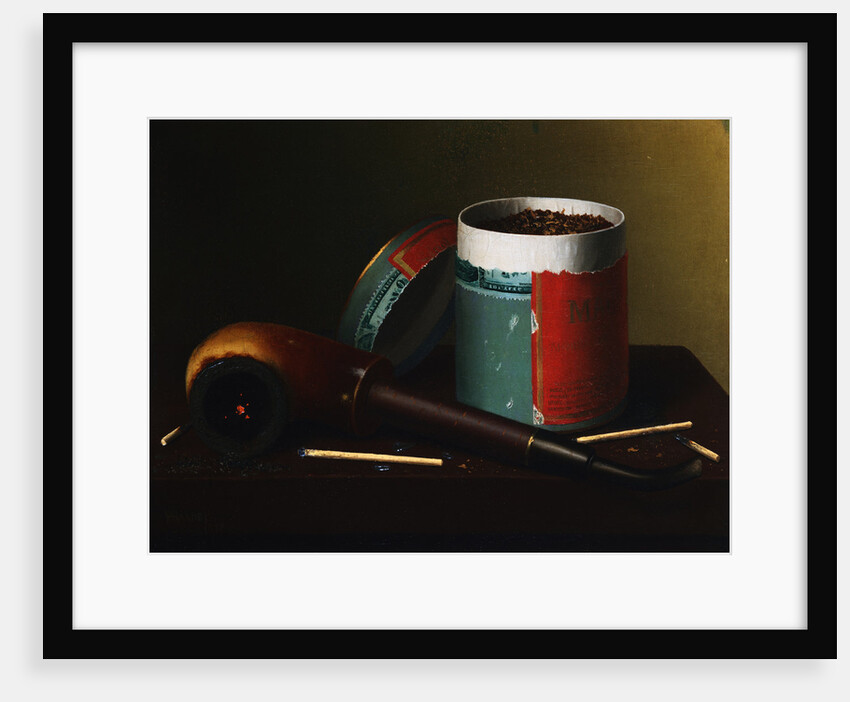 Still Life with Pipe by William Michael Harnett