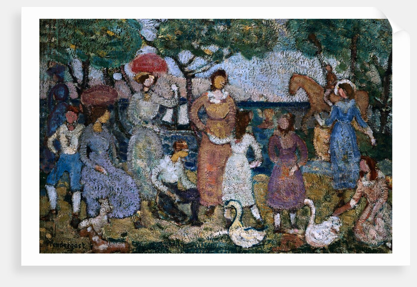 Promenade #2 by Maurice Brazil Prendergast