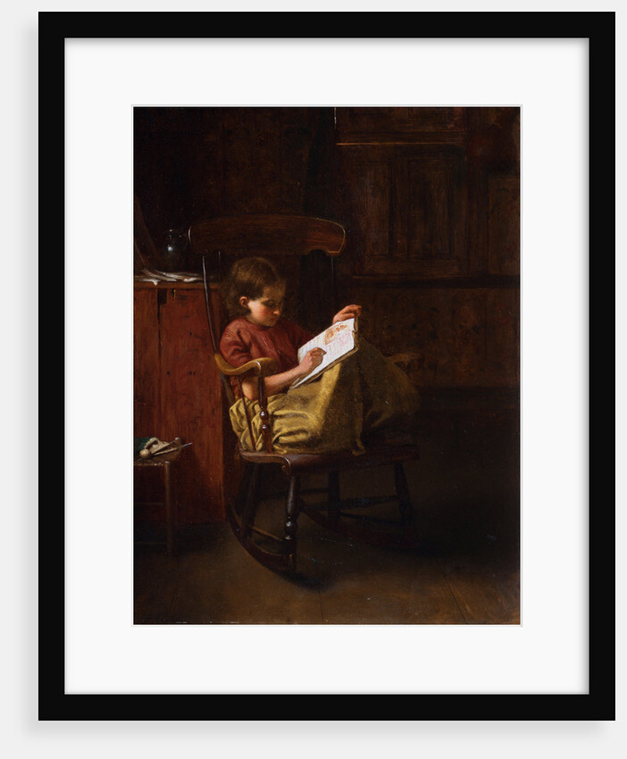 The Boston Rocker by Eastman Johnson