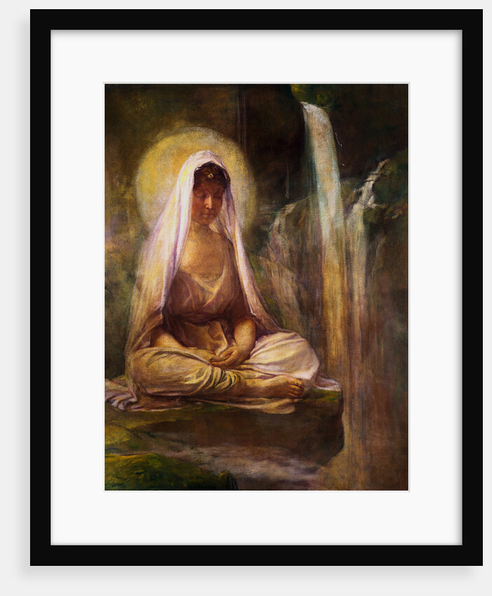 Kwannon Meditating on Human Life by John La Farge