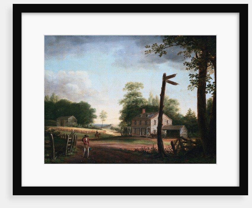 Wayside Inn on Route to Philadelphia by Thomas Birch