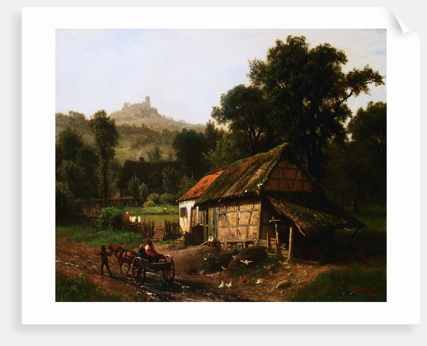 In the Foothills by Albert Bierstadt