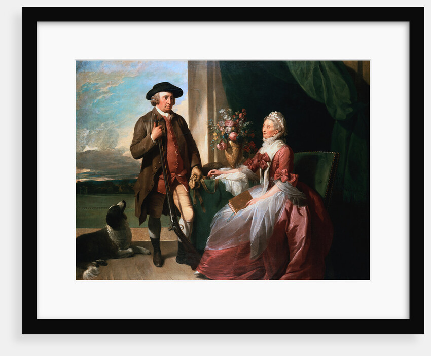 Mr. Robert Grafton and Mrs. Mary Partridge Wells Grafton by Benjamin West