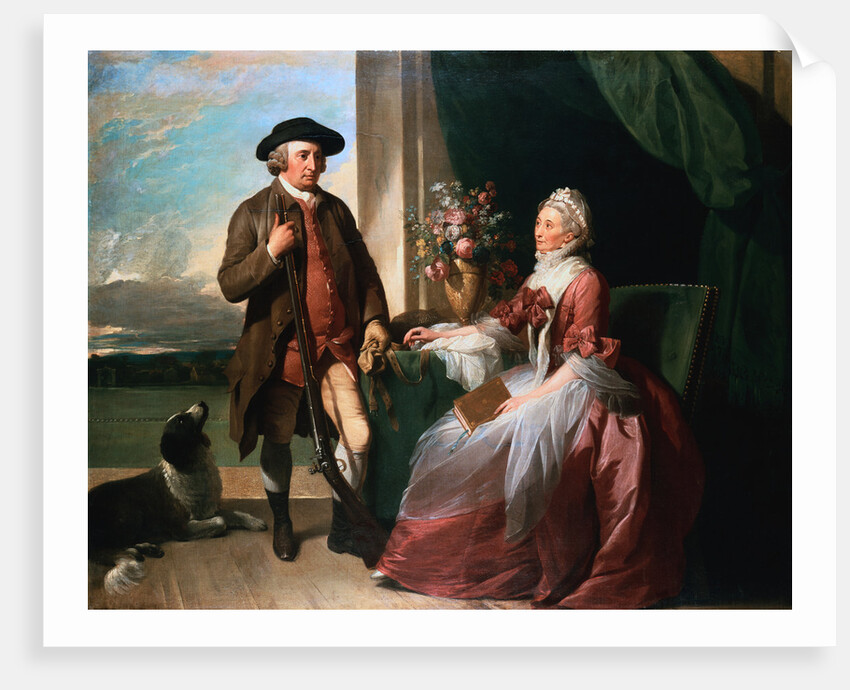 Mr. Robert Grafton and Mrs. Mary Partridge Wells Grafton by Benjamin West