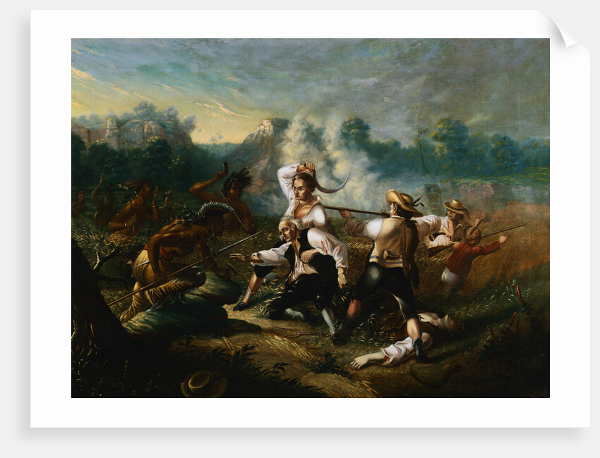 Massacre at Wyoming Valley by Charles Weimar