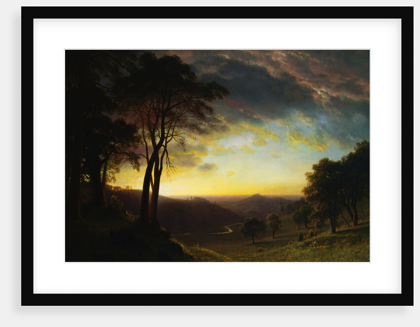 The Sacramento River Valley by Albert Bierstadt