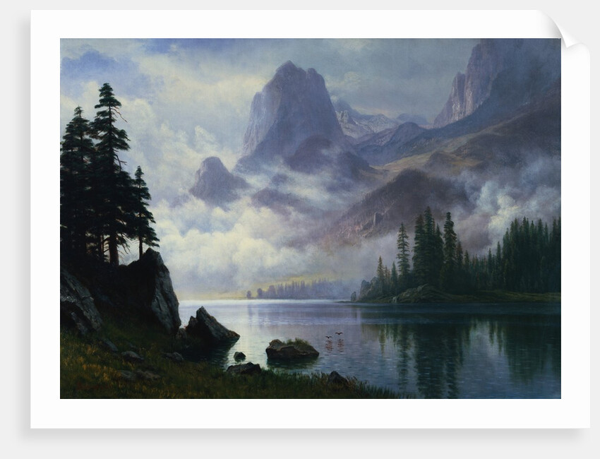 Mountain Out of the Mist by Albert Bierstadt