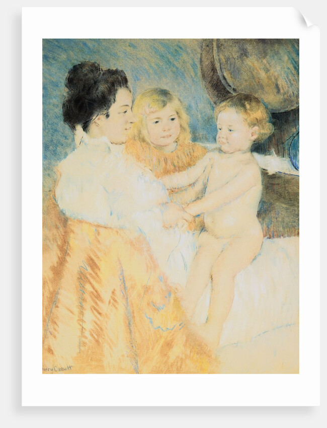 Mother, Sara and the Baby by Mary Cassatt