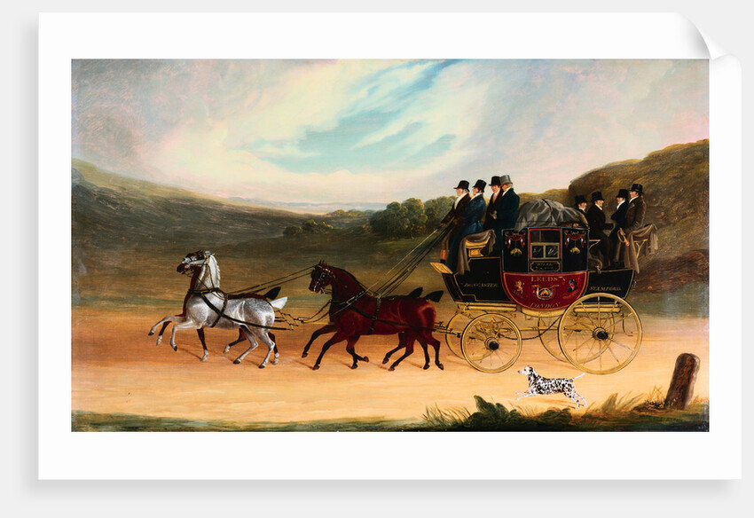 William Lee & Co's Rockingham-Leeds-London Coach by Benjamin Herring