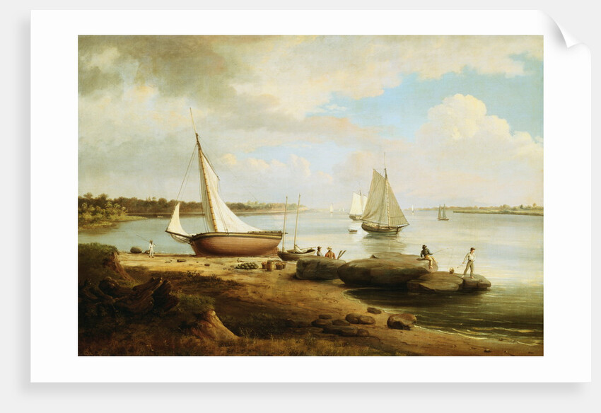 View on the Delaware by Thomas Birch