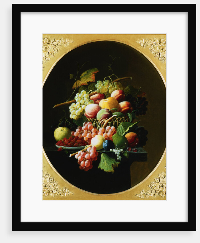 Nature's Bounty: A Pair of Still Lifes (1 of 2) by Severin Roesen