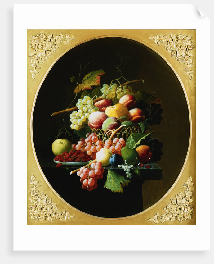 Nature's Bounty: A Pair of Still Lifes (1 of 2) by Severin Roesen