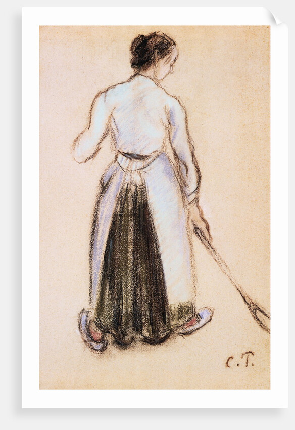 Etude pour Faneuses a Eragny by Camille Pissarro