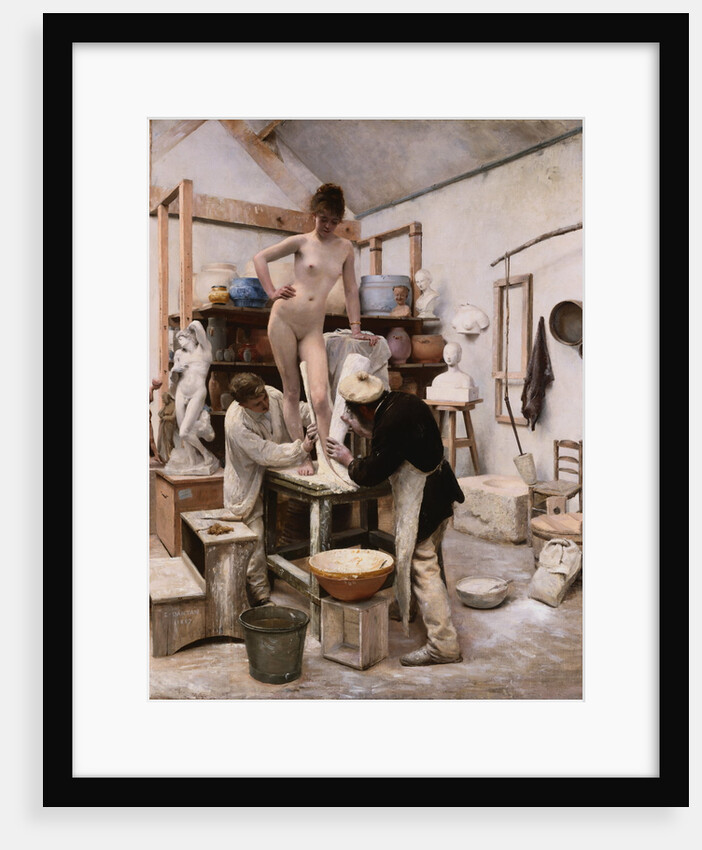 A Casting From Life by Edouard Joseph Dantan