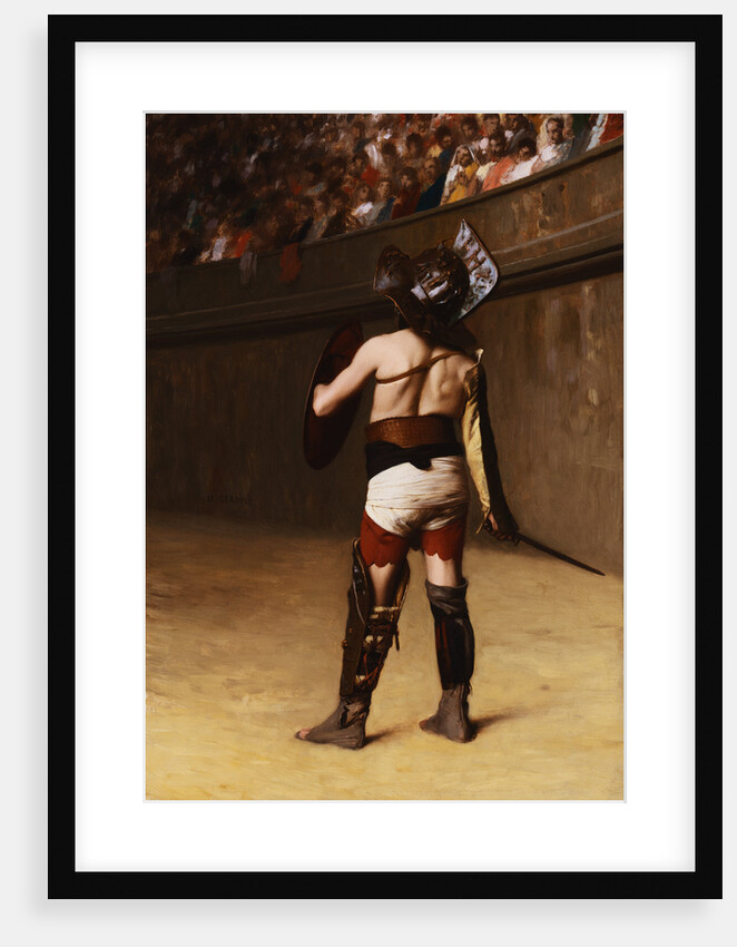 Mirmillon (A Gallic Gladiator) by Jean Leon Gerome