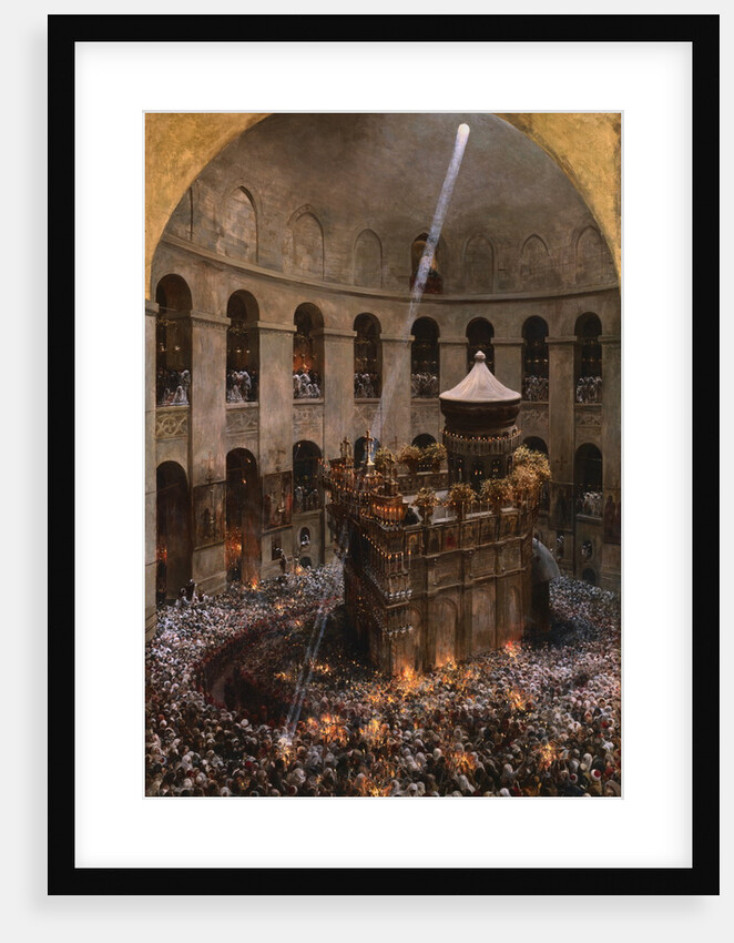 The Sacred Fire of Jerusalem by Eugene Alexis Girardet