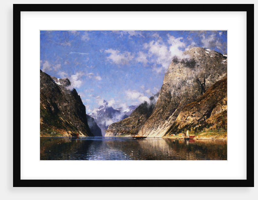 A Norwegian Fjord by Adelsteen Normann