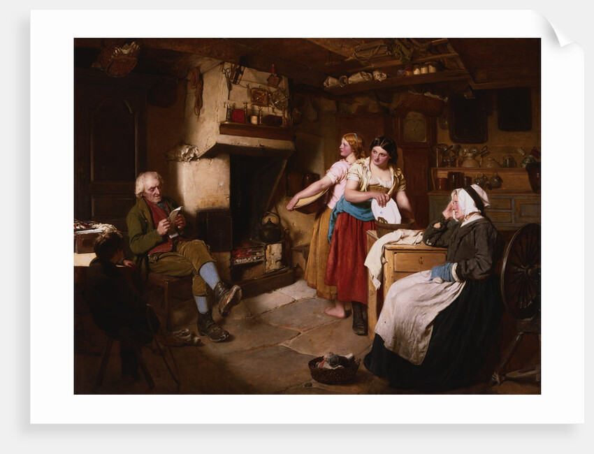 A Family in an Interior by John Faed