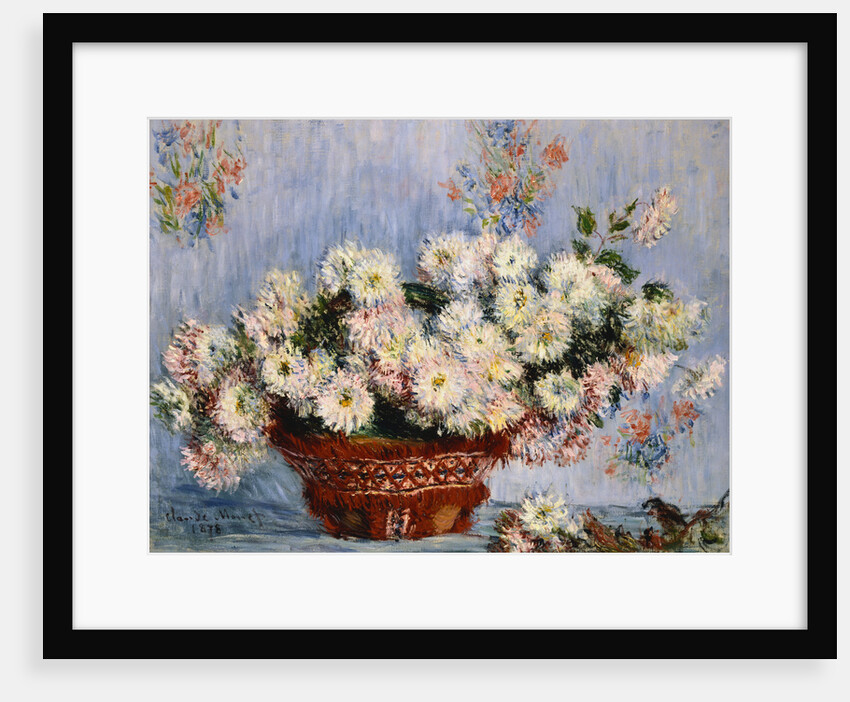 Chrysanthemums by Claude Monet