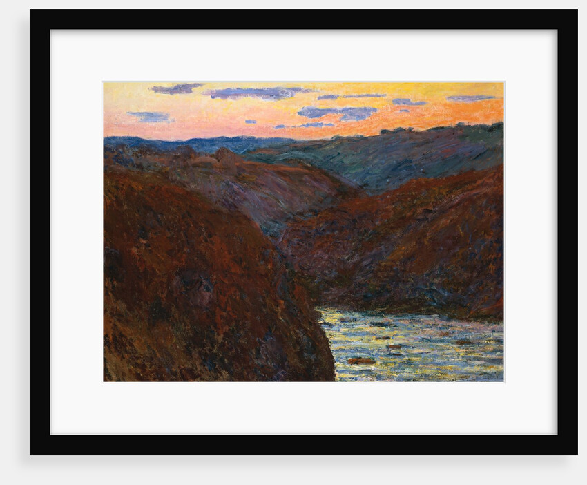Creuse Valley at Sunset by Claude Monet