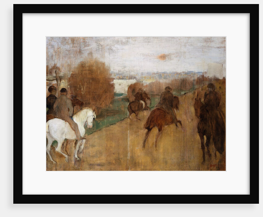 Cavaliers Sur Une Route by Edgar Degas