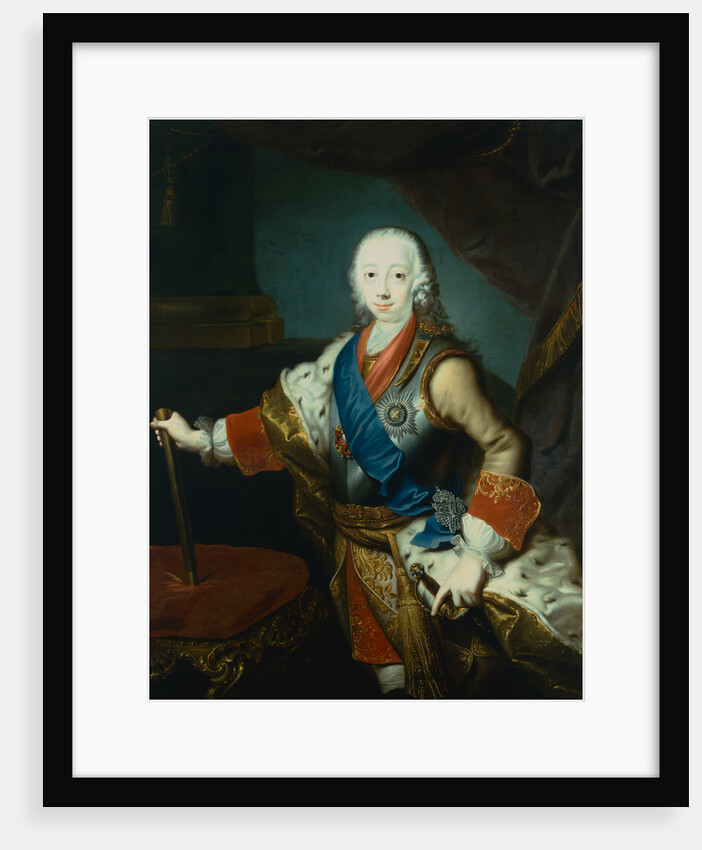 Portrait of Grand Duke Peter Fedorovich, Later Czar Peter III of Russia by Georg Christopher Grooth