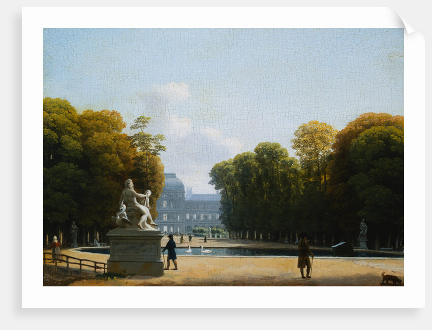 The Tuilleries Garden, Paris from Circle of Louis Gauffier by Anonymous