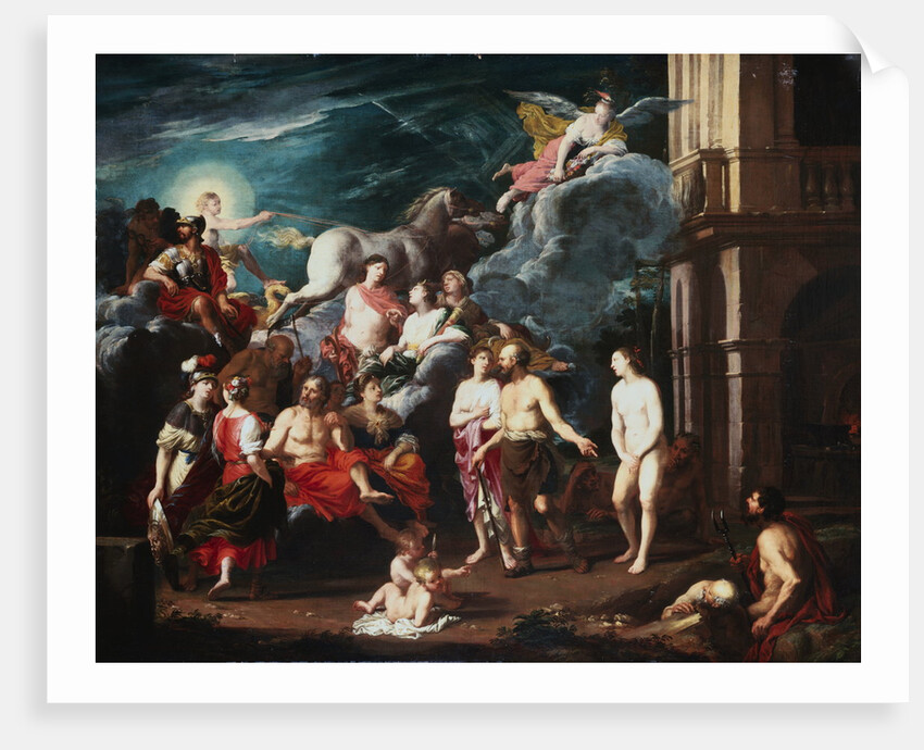 The Presentation of Pandora by Vulcan by Johann Heiss