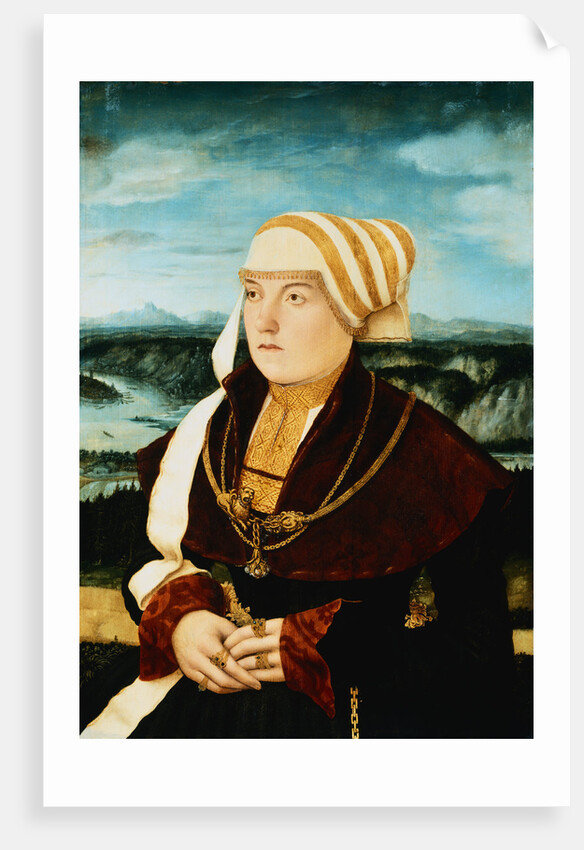 Portrait of Dorothea von Stralenburg, Aged 26 by Konrad Faber von Kreuznach