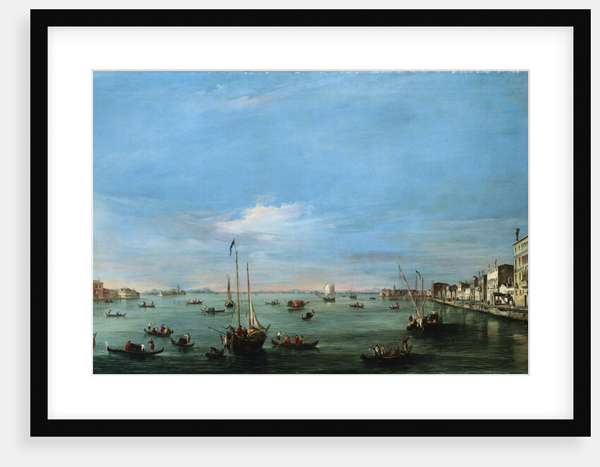 The Giudecca Canal and the Zattere, Venice by Francesco Guardi